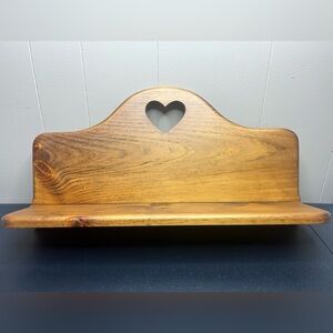 knick knack shelf / ledge - wood wall hanging decor - 21" across